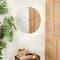 Brown MDF Contemporary Wall Clock, 24" x 24" x 2"
